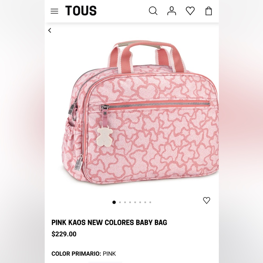 Tous diaper bag